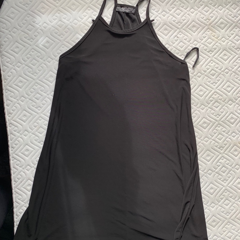 Mini black dress